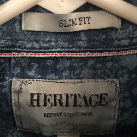 Heritage slim fit small button down shirt - Picture 2 of 2